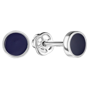 Женские Серьги Серебро Эмаль холодная