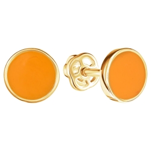 Женские Серьги Серебро Эмаль холодная