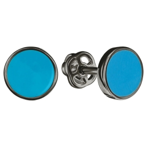 Женские Серьги Серебро Эмаль холодная