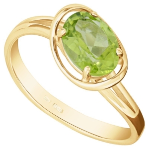 Женские Кольца Серебро Камень натуральный Хризолит