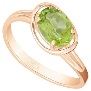 Женские Кольца Серебро Камень натуральный Хризолит