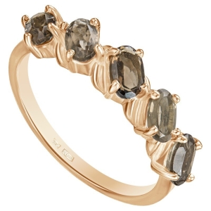 Женские Кольца Серебро Камень натуральный Раухтопаз