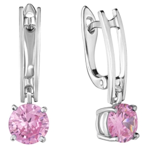 Женские Серьги Серебро Камень искусственный Нанокристалл