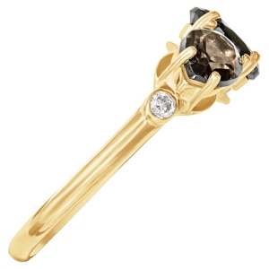 Женские Кольца Серебро Камень натуральный Раухтопаз