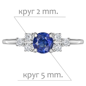 Женские Кольца Серебро Камень натуральный Кианит