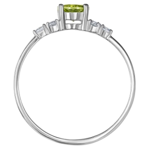 Женские Кольца Серебро Камень натуральный Хризолит