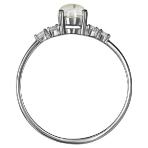 Женские Кольца Серебро Камень натуральный Лунный камень