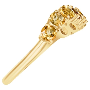 Женские Кольца Серебро Камень натуральный Цитрин