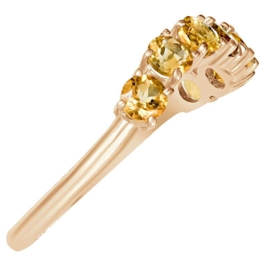 Женские Кольца Серебро Камень натуральный Цитрин