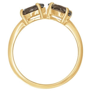 Женские Кольца Серебро Камень натуральный Раухтопаз