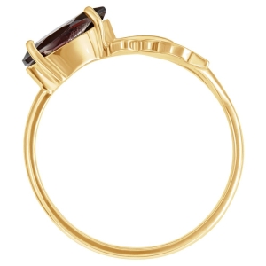 Женские Кольца Серебро Камень натуральный Гранат