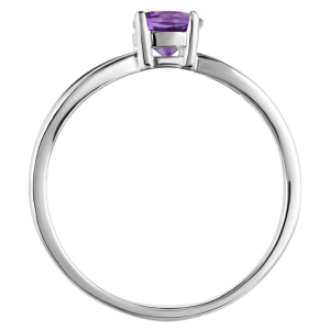 Женские Кольца Серебро Камень натуральный Аметист