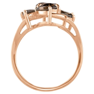 Женские Кольца Серебро Камень натуральный Раухтопаз