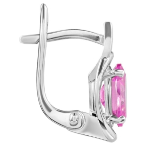 Женские Серьги Серебро Камень искусственный Нанокристалл