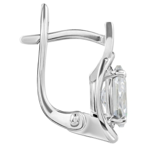 Женские Серьги Серебро Камень искусственный Нанокристалл