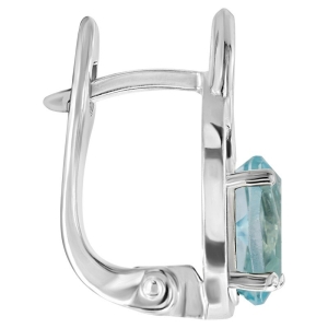 Женские Серьги Серебро Камень натуральный Топаз