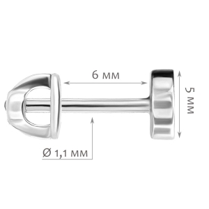 Женские Серьги Серебро Эмаль холодная Розовый кварц