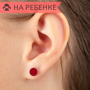 Женские Серьги Серебро Эмаль холодная Розовый кварц