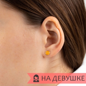 Женские Серьги Серебро Эмаль холодная