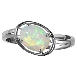 Женские Кольца Серебро Камень натуральный Опал