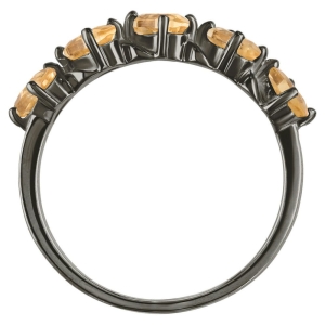 Женские Кольца Серебро Камень натуральный Цитрин