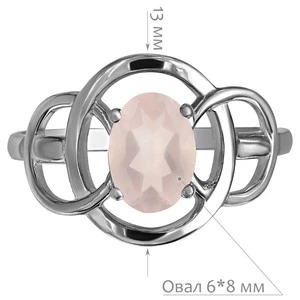 Женские Кольца Серебро Камень натуральный