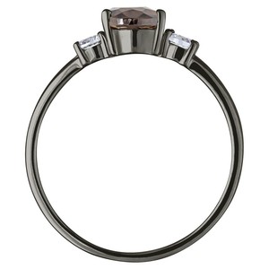 Женские Кольца Серебро Камень натуральный Раухтопаз