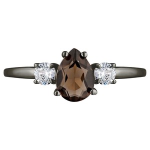 Женские Кольца Серебро Камень натуральный Раухтопаз