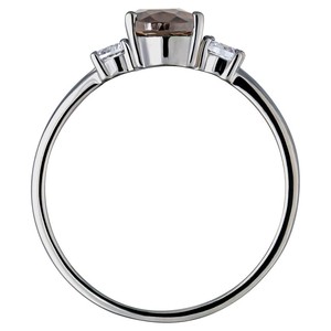 Женские Кольца Серебро Камень натуральный Раухтопаз