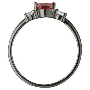 Женские Кольца Серебро Камень натуральный Гранат