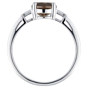 Женские Кольца Серебро Камень натуральный Раухтопаз