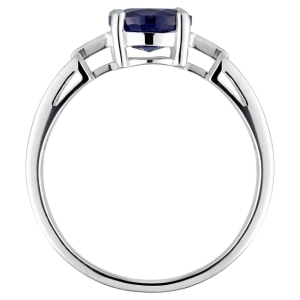 Женские Кольца Серебро Камень натуральный Сапфир