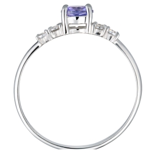 Женские Кольца Серебро Камень натуральный Турмалин