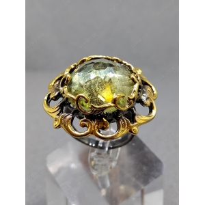 Женские Кольца Серебро Камень натуральный Аквамарин