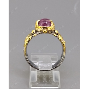 Женские Кольца Серебро Камень натуральный Турмалин