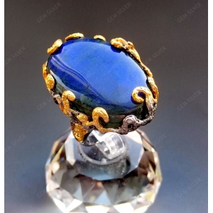 Женские Кольца Серебро Камень натуральный Лабрадорит