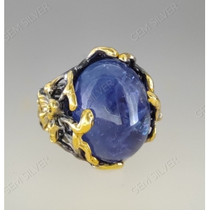 Женские Кольца Серебро Камень натуральный Танзанит