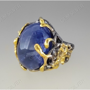 Женские Кольца Серебро Камень натуральный Танзанит