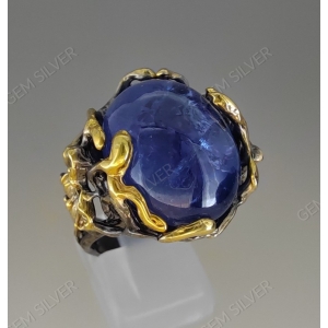 Женские Кольца Серебро Камень натуральный Танзанит