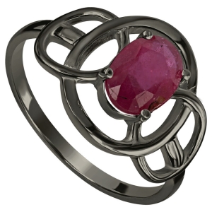 Женские Кольца Серебро Камень натуральный Рубин