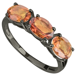 Женские Кольца Серебро Камень натуральный Цитрин