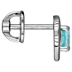 Женские Серьги Серебро Камень натуральный Апатит