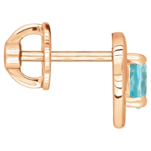 Женские Серьги Серебро Камень натуральный Апатит