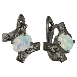 Женские Серьги Серебро Камень натуральный Опал