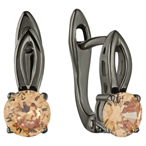 Женские Серьги Серебро Камень искусственный Нанокристалл