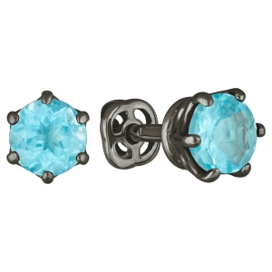 Женские Серьги Серебро Камень натуральный Апатит