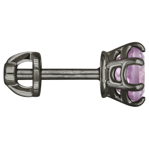 Женские Серьги Серебро Камень натуральный Аметист