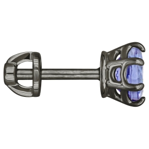 Женские Серьги Серебро Камень натуральный Танзанит