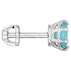 Женские Серьги Серебро Камень натуральный Апатит