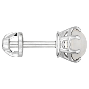 Женские Серьги Серебро Камень натуральный Лунный камень